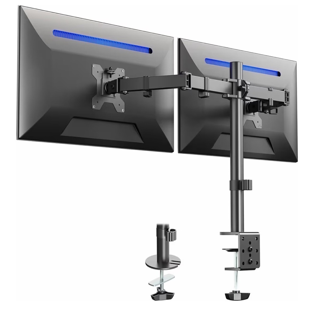 VIVO Stand- V002  Dual Monitor Desk Mount